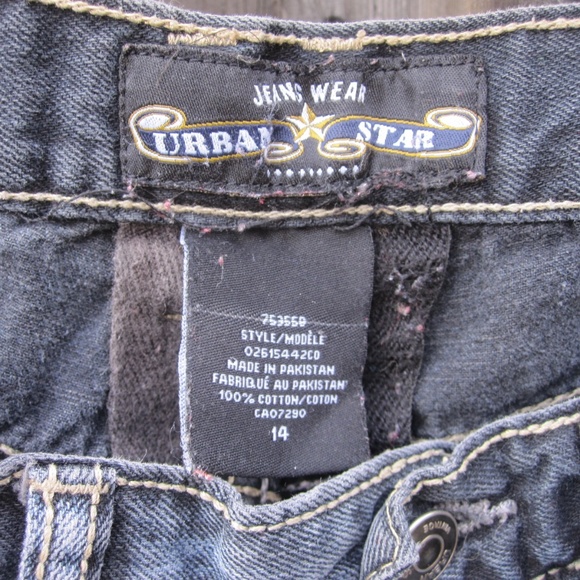 🌈3/$30🌈 boys size 14 Urban Star Jeans Wear - Picture 4 of 8
